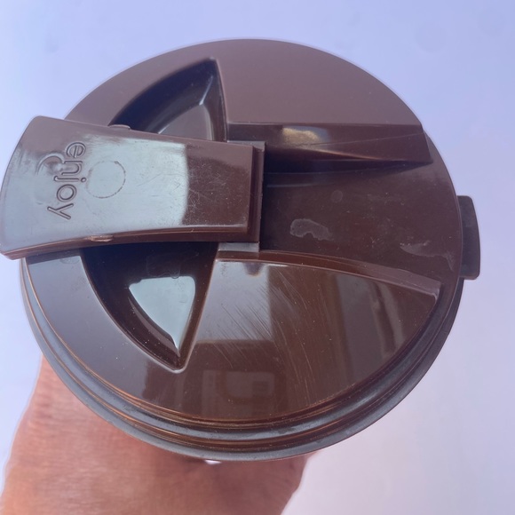 Rare Dunkin Doughnuts lenticular coffee tumbler 99 cent refills - Picture 5 of 5